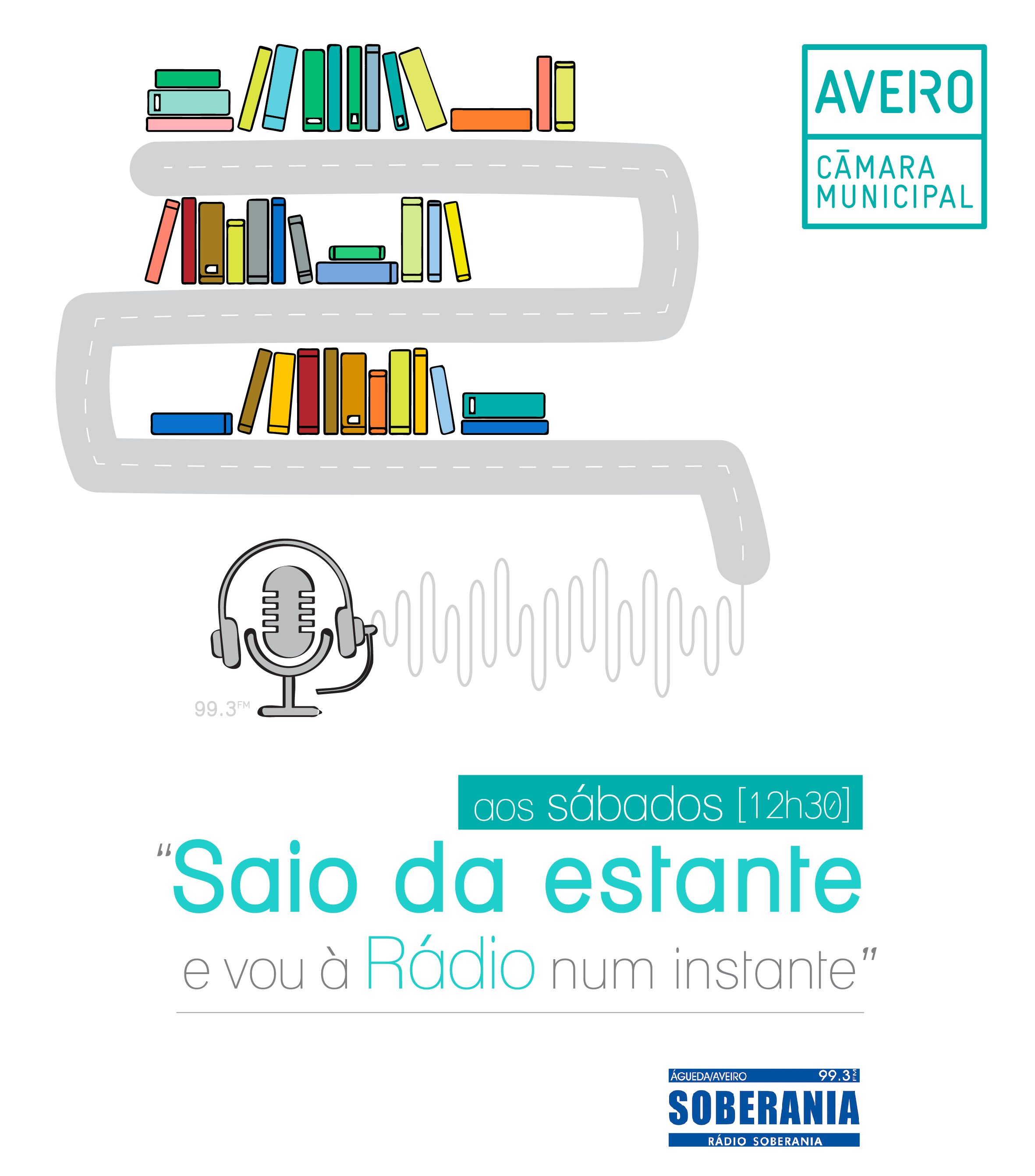 Saio da estante e vou à rádio num instante